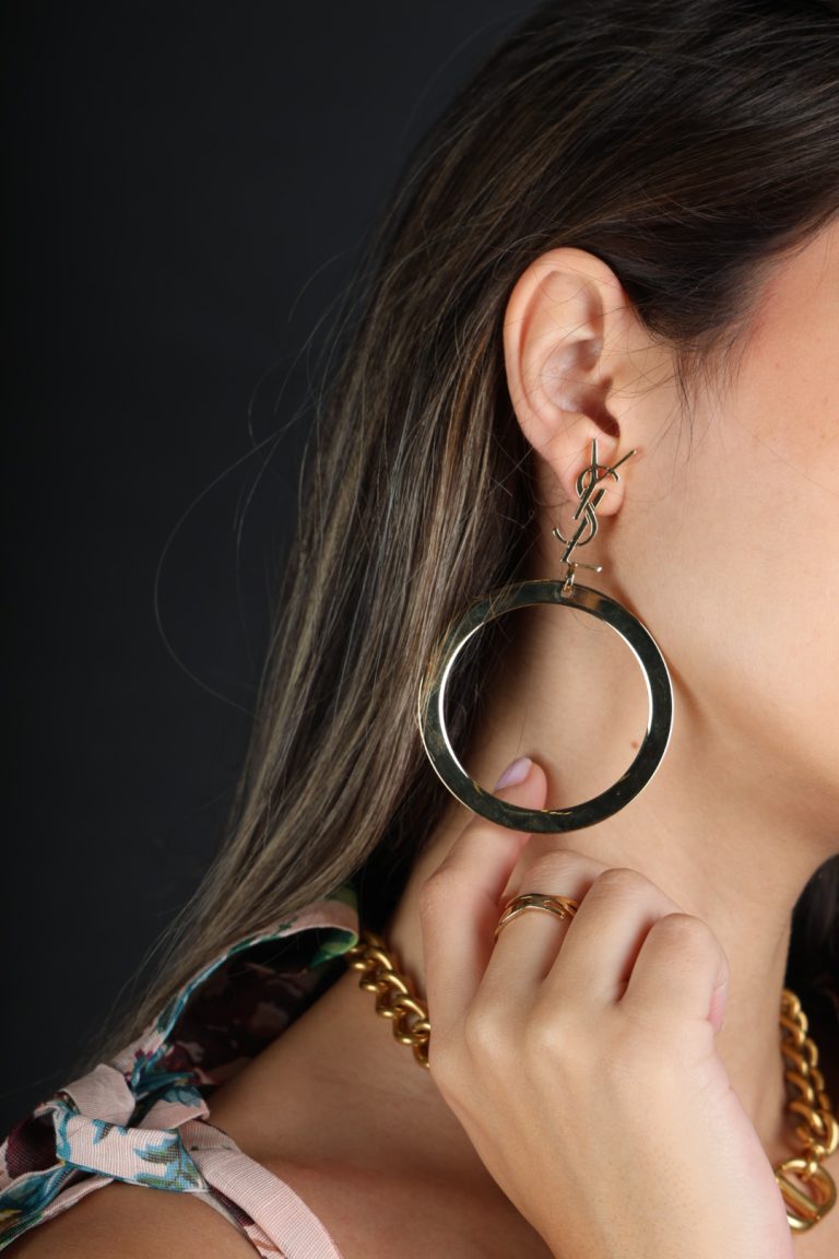 Boucles D'oreilles Yves Saint Laurent